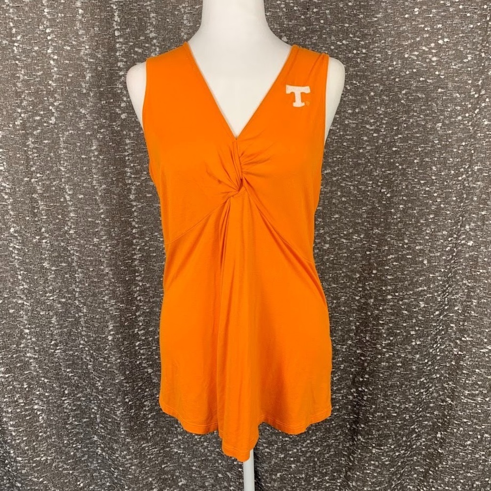 University of Tennessee Volunteers Orange Twist-Front V-Neck Tank Top - Go Vols